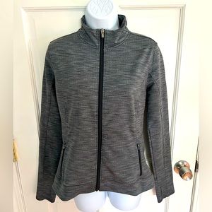 Athleta Textured Full-Zip Stretch Jacket